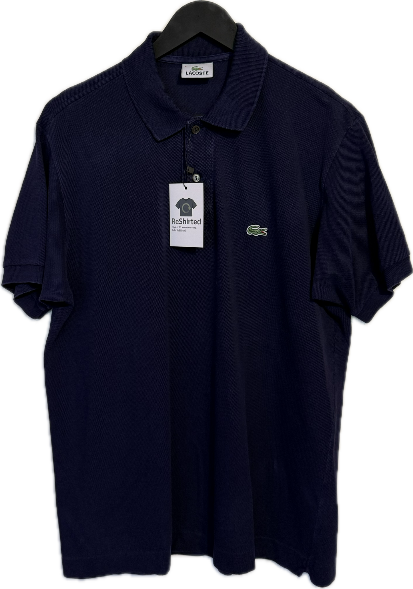 Lacoste Polohemd – Navy | Größe 4 (M) | Herren Kurzarm | 100 % Baumwolle