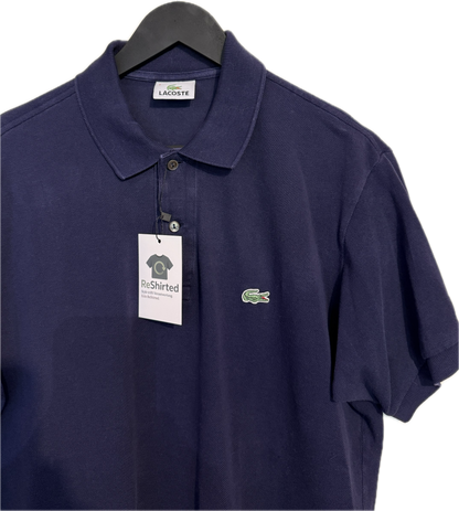 Lacoste Polohemd – Navy | Größe 4 (M) | Herren Kurzarm | 100 % Baumwolle