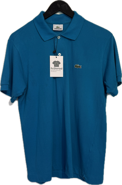 Lacoste Polohemd – Hellblau | Größe 3 (S) | Herren Kurzarm | 100 % Baumwolle