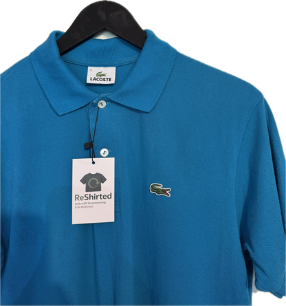 Lacoste Polohemd – Hellblau | Größe 3 (S) | Herren Kurzarm | 100 % Baumwolle