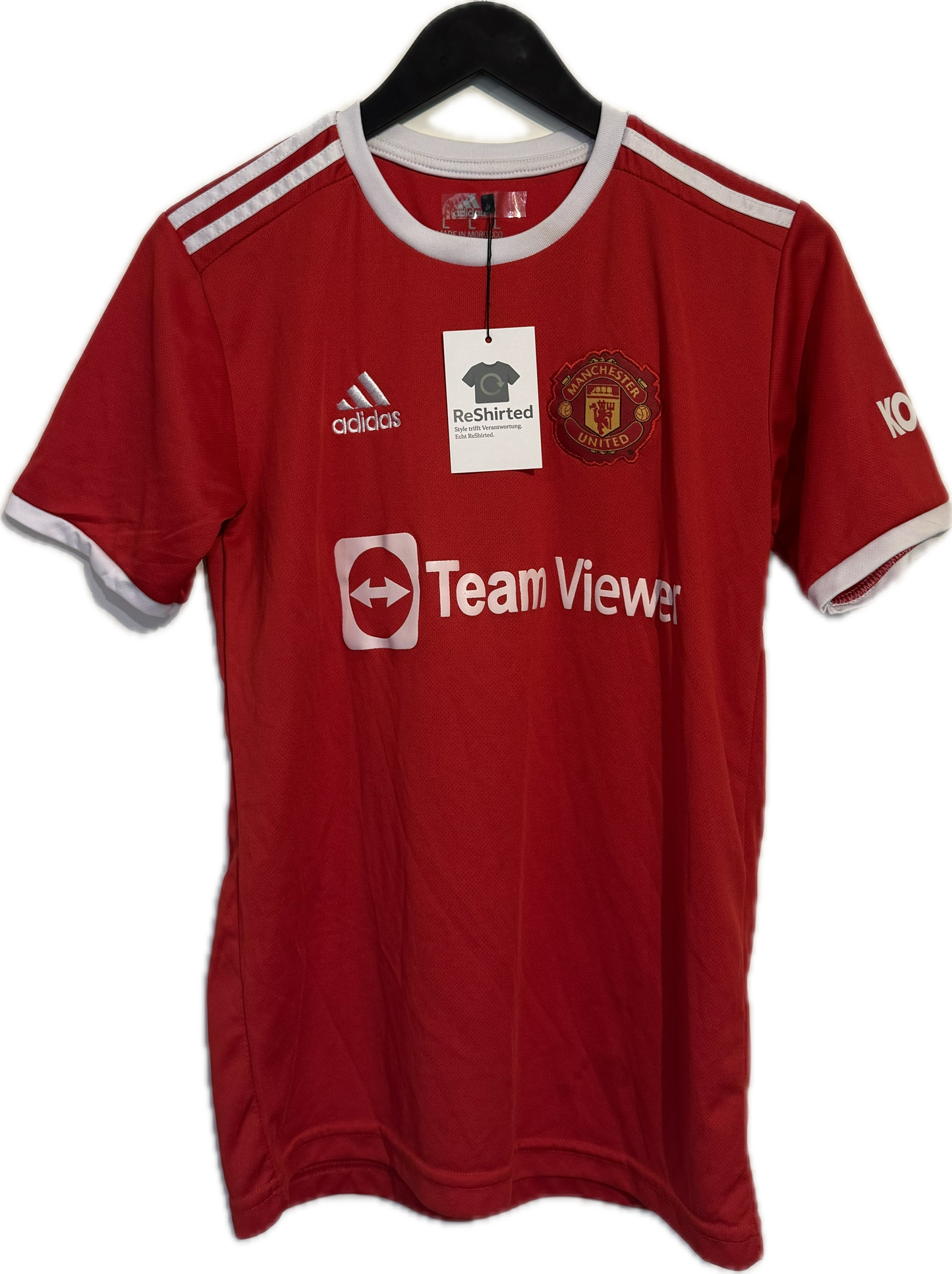 Adidas Manchester United Heimtrikot – Ronaldo #7 | Größe L | Herren | Rot-Weiß