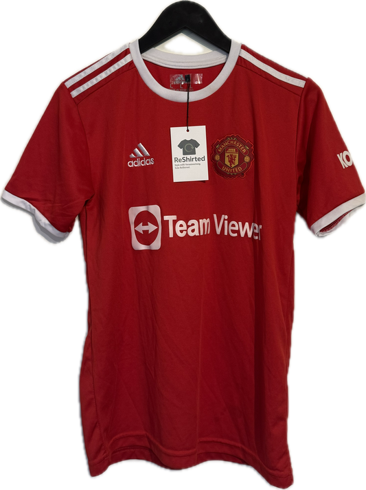 Adidas Manchester United Heimtrikot – Ronaldo #7 | Größe L | Herren | Rot-Weiß