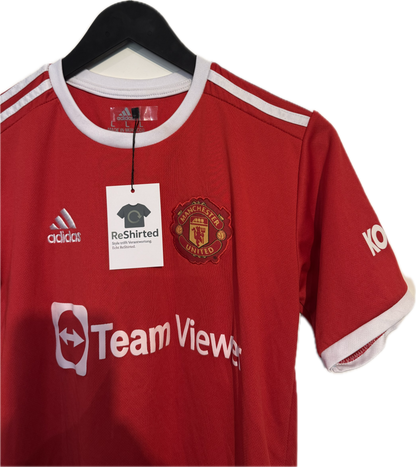 Adidas Manchester United Heimtrikot – Ronaldo #7 | Größe L | Herren | Rot-Weiß