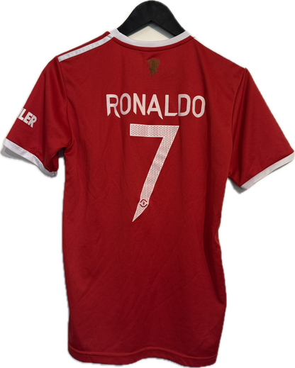 Adidas Manchester United Heimtrikot – Ronaldo #7 | Größe L | Herren | Rot-Weiß
