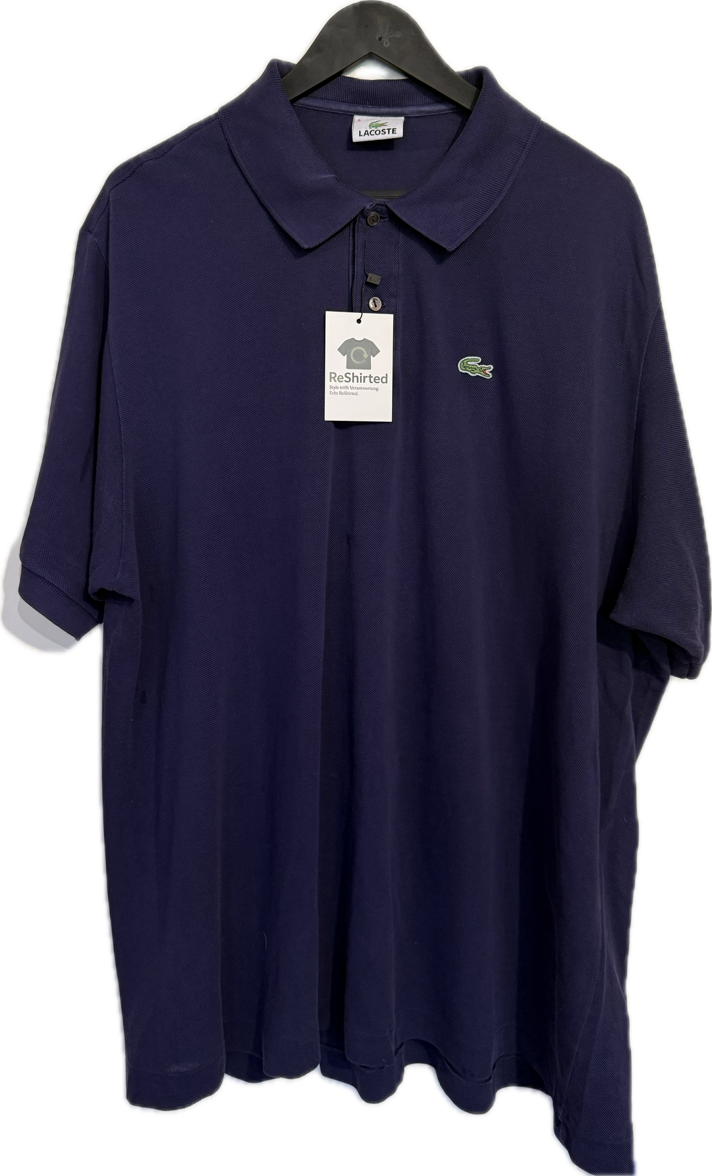 Lacoste Poloshirt – Dunkelblau | Größe 8 (3XL) | Herren Regular Fit | 100 % Baumwolle