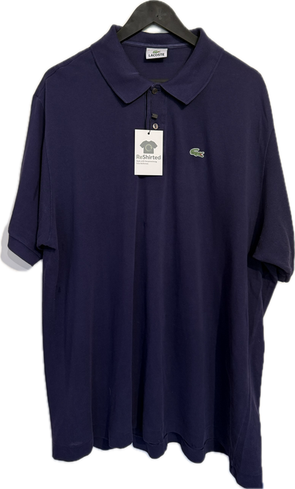 Lacoste Poloshirt – Dunkelblau | Größe 8 (3XL) | Herren Regular Fit | 100 % Baumwolle