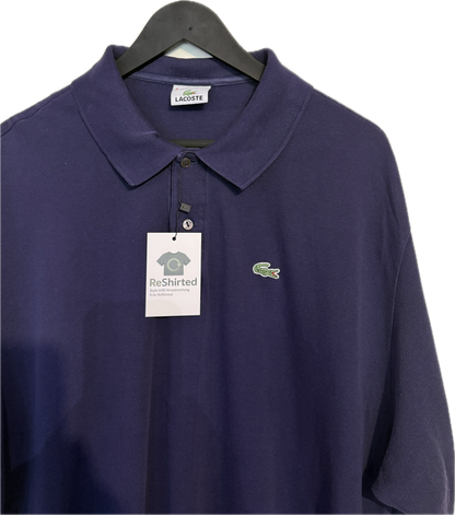 Lacoste Poloshirt – Dunkelblau | Größe 8 (3XL) | Herren Regular Fit | 100 % Baumwolle