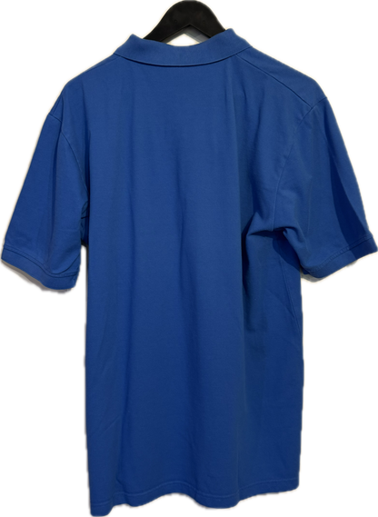 Trigema Poloshirt blau in Größe L Unisex