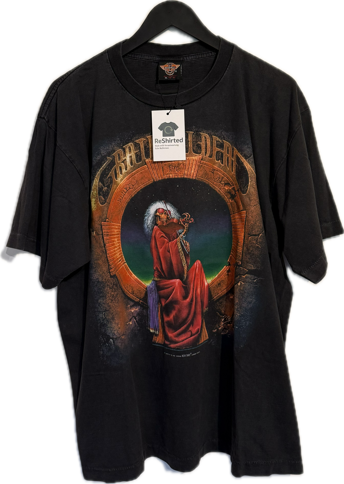Grateful Dead T-Shirt – Schwarz | Größe XL | Herren Regular Fit | 100 % Baumwolle
