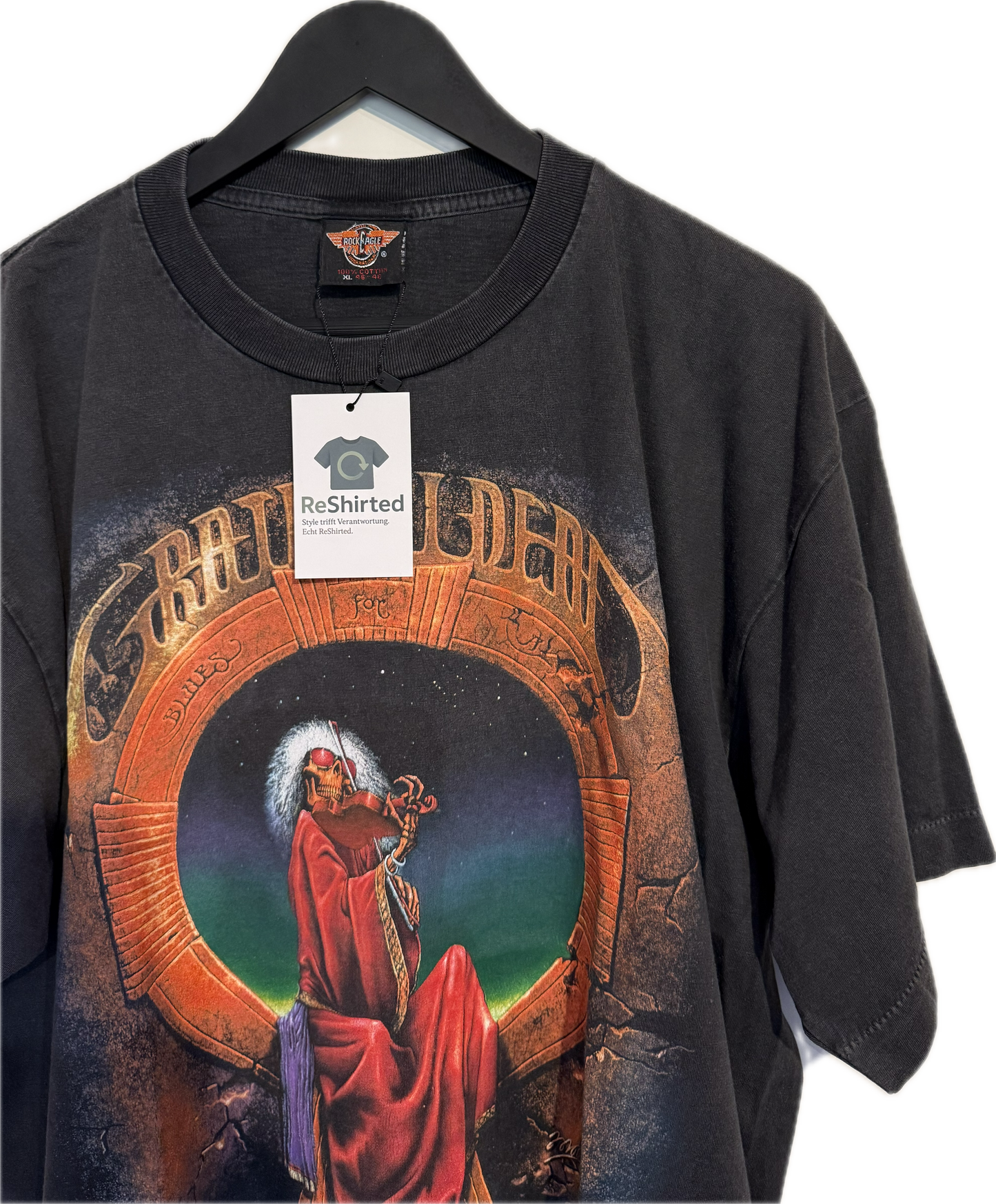 Grateful Dead T-Shirt – Schwarz | Größe XL | Herren Regular Fit | 100 % Baumwolle